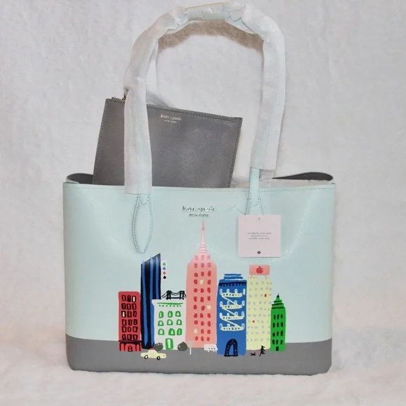 NWT Kate Spade City Skyline Large Tote - Picture 1 of 7